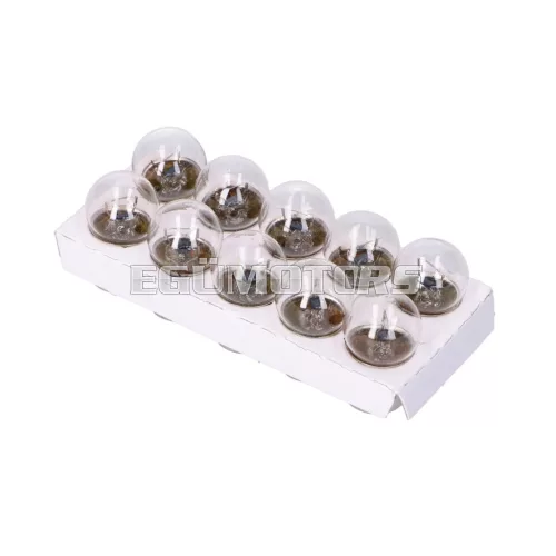 Vparts index izzó átlátszó, R10W, BA15S, 12V, 10W, 10 darab