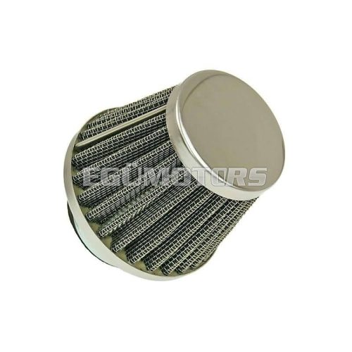 air filter Power 35mm carburetor connection chrome