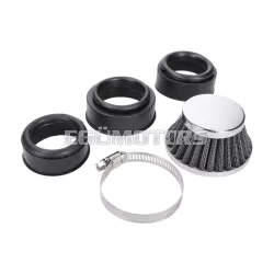   101 Octane légszűrő Powerfilter Shorty 44 / 52 / 54mm, krómozott