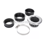 101 Octane légszűrő Powerfilter Shorty 44 / 52 / 54mm, krómozott
