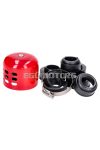 air filter Power aluminum cap / shield 28-47mm carb connection red