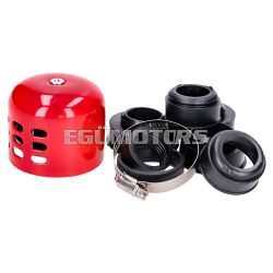   air filter Power aluminum cap / shield 28-47mm carb connection red