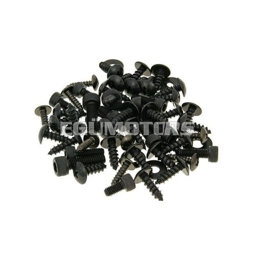 fairing screw set black for Yamaha Aerox, MBK Nitro