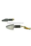 indicator light set M10 thread LED carbon look Mini, long version