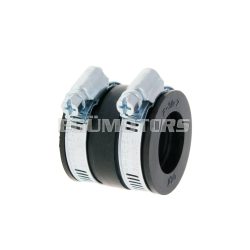   carburetor to manifold connector rubber incl. ring clips (20mm flange)