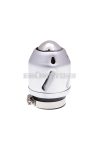 101 Octane Légszűrő Grenade, ezüst, egyenes kivitel, 42 mm és 35 mm karburátorcsatlakozáshoz