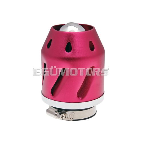 air filter Grenade red straight version 42/48mm carb connection (adapter)