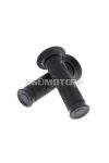 handlebar rubber grip set black