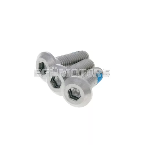 101 Octane laposfejű csavar M8x25/20 féktárcsához, 3 darab