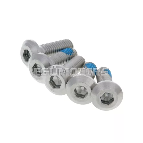 101 Octane laposfejű csavar M8x25/20 féktárcsához, 5 darab