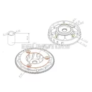 101 Octane variátor készlet, Piaggio 125-150cc (Leader)