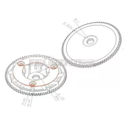 101 Octane fél szíjtárcsa, Piaggio 125-150cc (Leader)