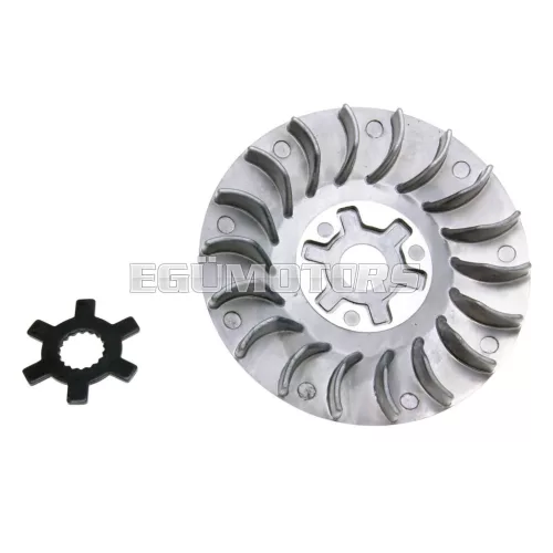 101 Octane fél szíjtárcsa csillag alátéttel, Minarelli