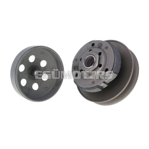 clutch pulley assy with bell 107mm for Piaggio 1998- (converter 134mm)