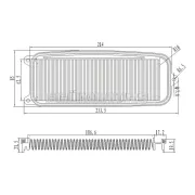 101 Octane légszűrő csere, Hyosung GV 125-250cc Aquila