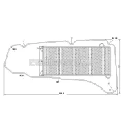 Légszűrő csere bal oldali, Yamaha Majesty 400 (2004-2008)