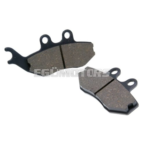 101 Octane Fékbetét készlet, organikus, Aprilia, Gilera, MBK, Yamaha, Derbi, Peugeot, Generic, Rieju = NK430.20