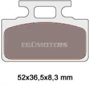 101 Octane fékbetét készlet, SYM Mio, Toni, DD, Cinderella = NK430.62