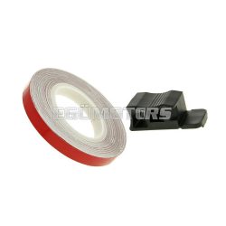 rim tape / wheel stripe 7mm - red - 600cm