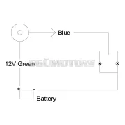 101 Octane index relé 12V, beépített hangjelzéssel, univerzális