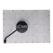 101 Octane tükör készlet, kerek, alumínium, fekete, M8, 220 mm