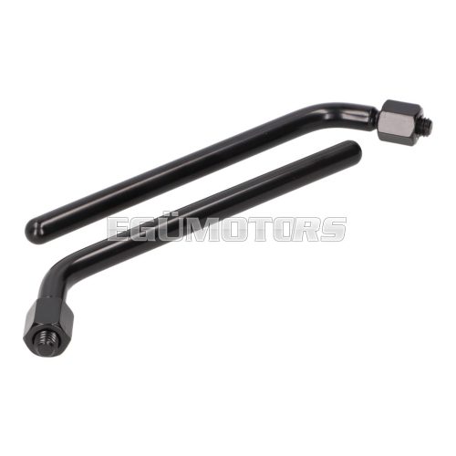 101 Octane Tükörkar szett, rövid, M8, 170mm kerek tükörszetthez