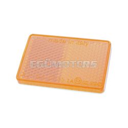 reflector 57x39mm orange color, self-adhesive