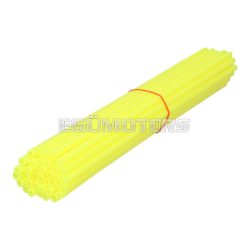 spoke cover set 250mm neon yellow - 36 pcs