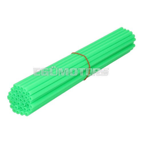 spoke cover set 250mm neon green - 36 pcs