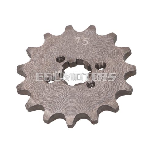 front sprocket 420 - 15 teeth for Derbi D50B0, EBE, EBS