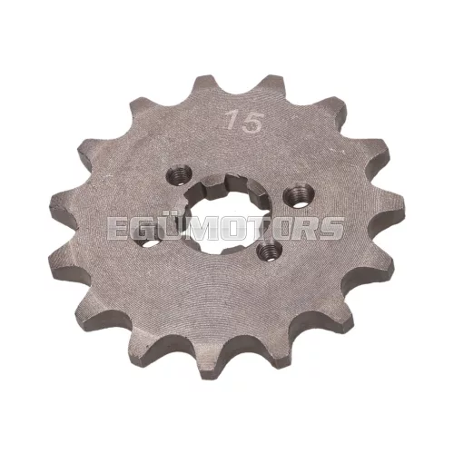 101 Octane első lánckerék 420-as, 15 fog, Derbi D50B0, EBE, EBS