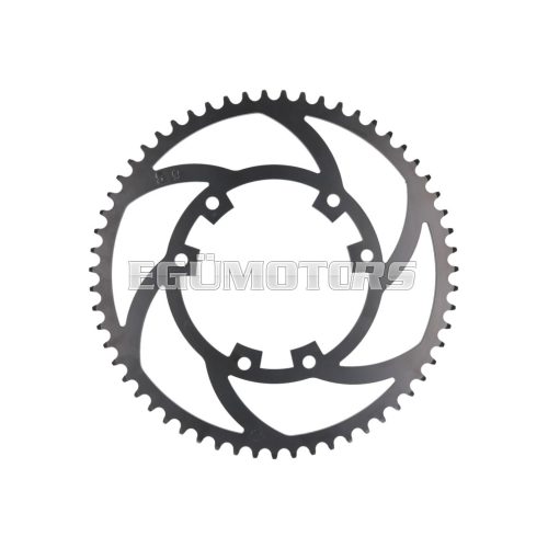 sprocket Premium 59 teeth 420 6-hole 102mm for Aprilia RX 50, Gilera RCR, Derbi Senda 50 R 2018- Euro4-