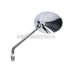   101 Octane Tükör bal oldali M8 krómozott, Vespa LX 50 2-, 4 ütemű, Liberty 50-200 4 ütemű motorokhoz