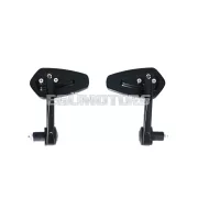 101 Octane kormányvég tükör készlet alumínium CNC, fekete