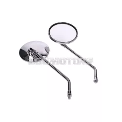 101 Octane tükör készlet M8, krómozott, kerek
