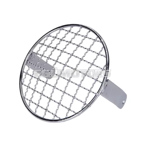 101 Octane fényszóró rács, kerek, krómozott, univerzális, mopedhez