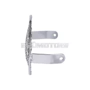 101 Octane fényszóró rács, kerek, krómozott, univerzális, mopedhez