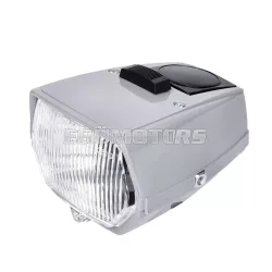   101 Octane fényszóró komplett, szürke kapcsolóval, mopedhez
