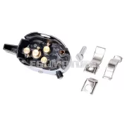 101 Octane kormánykapcsoló egység, krómozott, Merit típusú, öt funkcióval, mopedekhez