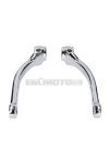 pedal crank arm set chromed universal for moped