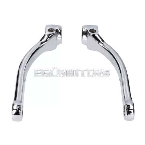 101 Octane pedál hajtókar készlet krómozott, univerzális, mopedhez