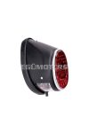 tail light assy moped oval black universal for Puch MS, MV, Maxi, Kreidler, Zündapp