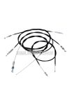 cable set w/ throttle cable, front and rear brake cable, clutch cable for Puch Maxi E50