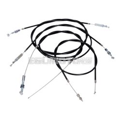   cable set w/ throttle cable, front and rear brake cable, clutch cable for Puch Maxi E50