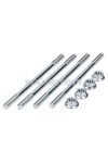 cylinder bolt set incl. nuts M6x107mm - 4 pieces each