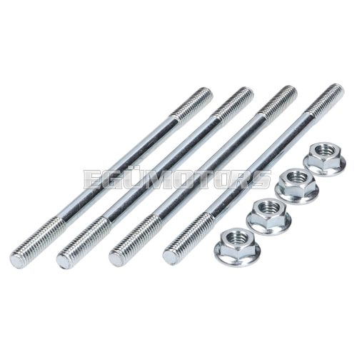 cylinder bolt set incl. nuts M6x107mm - 4 pieces each