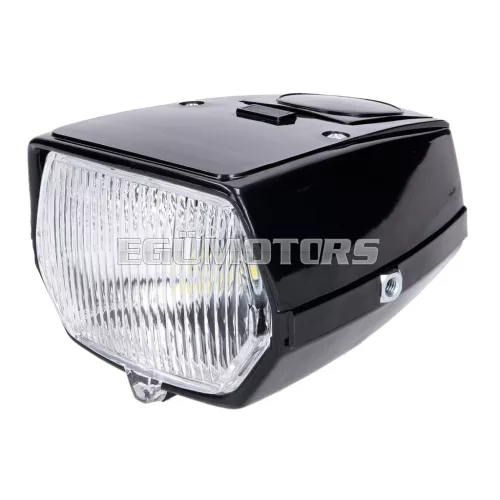 OEM Standard fényszóró négyzet alakú, fekete, LED, Puch Maxi