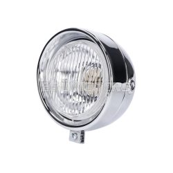   headlight assy round chromed Classic universal for Puch, Kreidler, Zündapp and many more