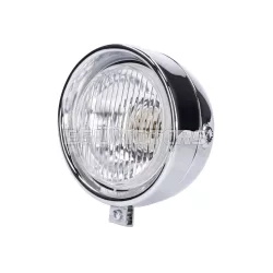   Fényszóró egység, kerek, krómozott, Classic, univerzális, Puch, Kreidler, Zündapp, stb.