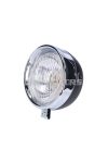 headlight assy round black Classic universal for Puch, Kreidler, Zündapp and many more